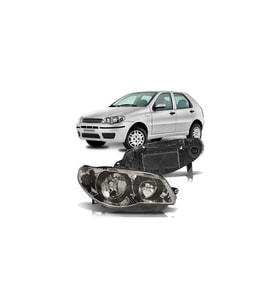 Fiat Palio Sağ Sol Ön Far Lambası Takımı Motorlu 2009-2011
