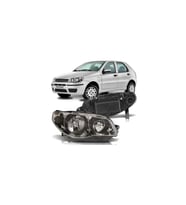 Fiat Palio Sağ Sol Ön Far Lambası Takımı Motorlu 2009-2011