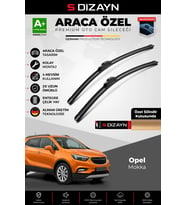 S-Dizayn Opel Mokka Ön Cam Silecek Seti 2012-2019 Premium Araca Özel 65-35 Cm A+ Kalite