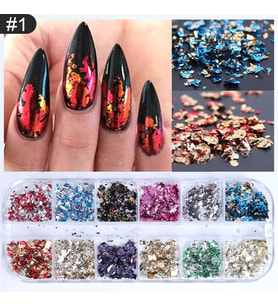 Nail art parçacık folyo (46890-1)