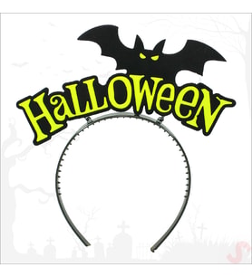 Halloween Yarasa Taç - Sarı (Karışık)