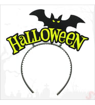 Halloween Yarasa Taç - Sarı (Karışık)
