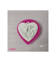 YY0093 Çiçek ve Kuş Tasarımlı Silikon Kalıp