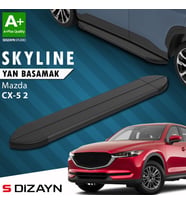 S-Dizayn Mazda CX-5 2 Skyline Siyah Yan Basamak 183 Cm 2017 Üzeri A+ Kalite