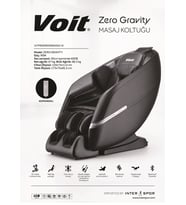 ZERO GRAVITY MASAJ KOLTUĞU/SYH/N (Düz Siyah)