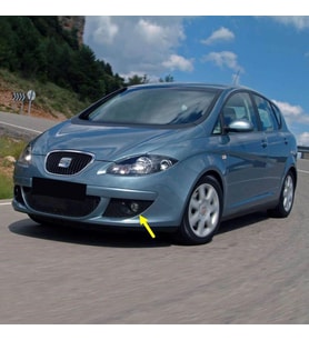 Seat Toledo 2005-2009 Ön Tampon Sol Sis Farı Çerçevesi 5P0853665C