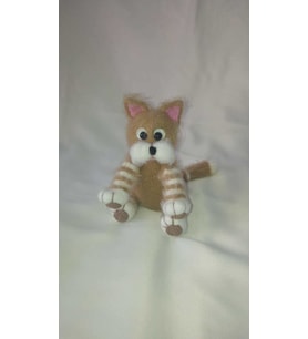 Sevimli Kedi Amigurumi Organik Oyuncak