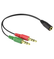 Syrox C119 3.5 mm Kulaklık ve Mikrofon Ayırıcı Kablo