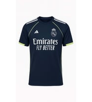 Real Madrid R02856 Mbappe Deplasman Çocuk Forma 25/26 - Lacivert
