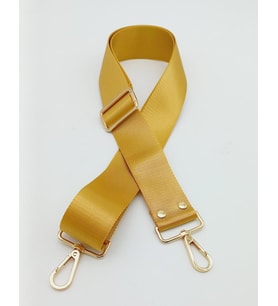 Angel Çanta Aksesuar Polyester Kolon 120X4 Cm Hardal Light Gold Metalli