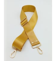 Angel Çanta Aksesuar Polyester Kolon 120X4 Cm Hardal Light Gold Metalli
