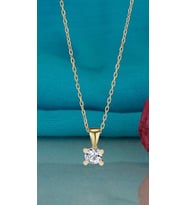 BAGET 925 AYAR SWAROVSKİ KOLYE