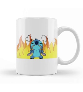 Angry Stitch Kupa Bardak Porselen