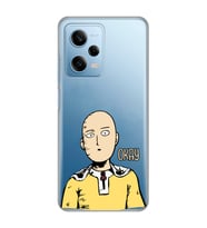 Redmi Note 12 Pro 5G Uyumlu One Punch Man Tasarımlı Şeffaf Telefon Kılıfı