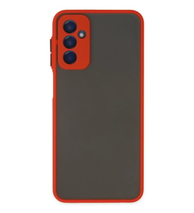 Newface Samsung Galaxy M13 Kılıf Montreal Silikon Kapak - Kırmızı
