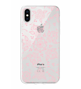 Apple iPhone X Uyumlu Kapak Nostalji Desen Tasarımlı Şeffaf Silikon Kılıf