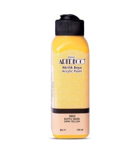 Artdeco 140Ml Koyu Sarı Akrilik Boya 3602