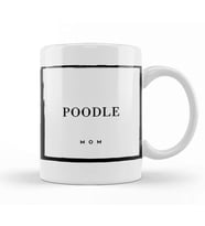 Poodle Mom Kupa Bardak Porselen