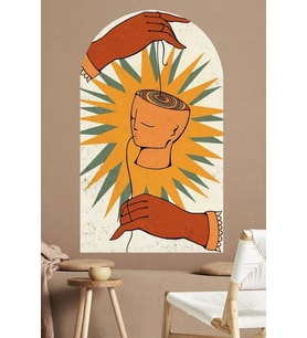 Velaris Boho Bohem Renkli Duvar Sticker