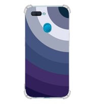 PrintiFy Oppo A5s Uyumlu Köşe Korumalı Renk Cümbüşü E Tasarımlı Şeffaf Silikon Kılıf