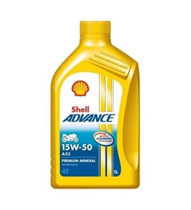 SHELL ADVANCE 15W50 4T MİNERAL YAĞ 1LT SARI