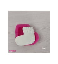 YY0031 Yılbaşı Noel Çorap Silikon Kalıp