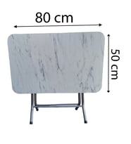 Dekoratif Katlanır Masa Bahçe ve Çalışma Masası 50*80