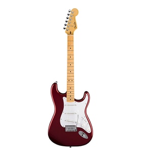 Fender 0266220571 Standard Stratocaster Elektro Gitar (Candy Cola) Akçaağaç Klavye Canlı Kırmızı Renk ve Klasik Strat Sesi