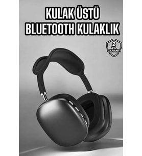 P9 Plus Kulaklık Siyah Bluetooth Bağlantılı Kulak Üstü Kablosuz
