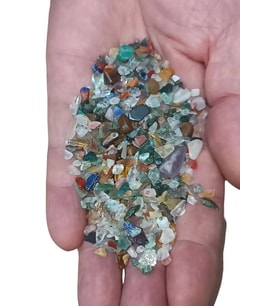 50 Gram Karışık Doğal Taşlar, Deliksiz Minik Parçalar 106-2