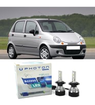 Daewo Matiz Led Xenon Uzun + Kısa Far Ampulü H4 Access Yeni Seri Beyaz