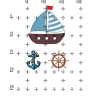 Yenilebilir Şeker Kağıt Tekne Boat Temalı Pasta Süsleme