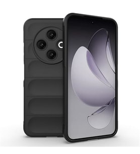 Coverzone Tecno Spark 30C 4G ile Uyumlu K?l?f TPU Oyuklu Arka Y�zey Z-Etnik Esnek Silikon Kapak Tecno Spark 30C 4G i�in O-tto Prime Silikon K?l?f Siyah