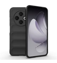 Coverzone Tecno Spark 30C 4G ile Uyumlu K?l?f TPU Oyuklu Arka Y�zey Z-Etnik Esnek Silikon Kapak Tecno Spark 30C 4G i�in O-tto Prime Silikon K?l?f Siyah