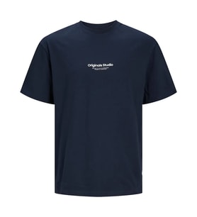 Jack & Jones 12240121 Jorvesterbro Tee Ss Crew Neck Noos Lacivert