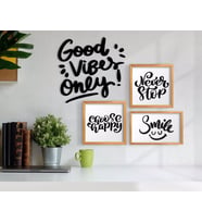 BK Home Dekoratif 3’lü Retro Ahşap Tablo ve Konsept Duvar Dekoru-9