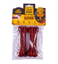 DELİBON DERİ PRES KEMİK 12CM S BOY 2Lİ PAKET BARBEKÜ 12CMX2AD.
