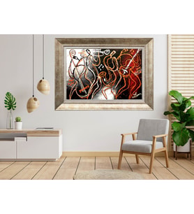 Gümüş Çerçeveli Tablo nb1727