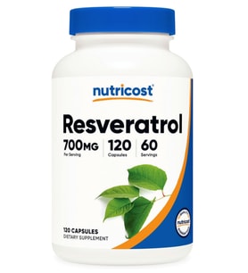 Nutricost Resveratrol 700mg, 120 Capsules - Vegan, Gluten Free.41.