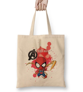 Spiderman 01 Bez Çanta Uzun Saplı