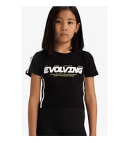 Defacto Siyah Kız Çocuk T-Shirt E1898A8/BK81