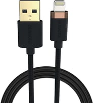 1m Lightning To Usb-A Örgülü Şarj Kablosu - Siyah