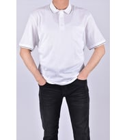 T154327-06 SİLMEN SAND POLO YAKA T-SHIRT (Beyaz)