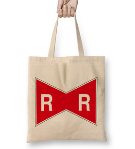 Army Anime Logo Trainings Red Ribbon Ve Red Ribbon Bez Çanta Uzun Saplı