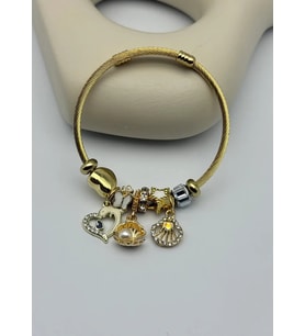Çelik Gold Pandora Bileklik - 25-blk263