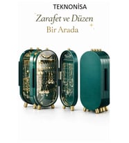 Çok Amaçlı Katlanabilir Aynalı ve Ayaklı Takı Düzeni