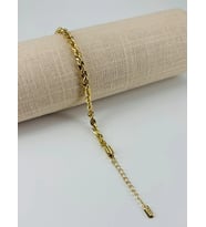 Renk Pirinç Cm Bileklik 17+4 Cm - Kbl0498
