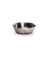 Camon Kübik Baskılı Çelik Mama ve Su Kabı 950 ml 15,5 cm Köpek Kedi Kabı