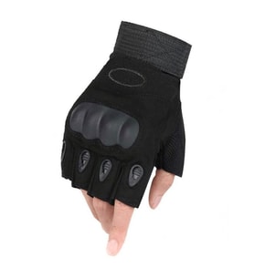 Tactical Kesik Eldiven (Siyah)