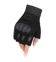 Tactical Kesik Eldiven (Siyah)